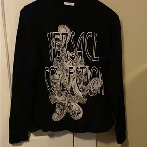 Versace collection long sleeve sweater.